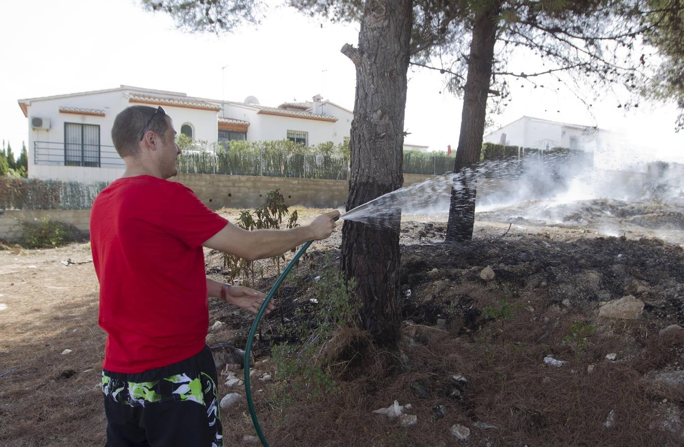 Fotos del incendio de la Granadella, en Xàbia y Benitatxell