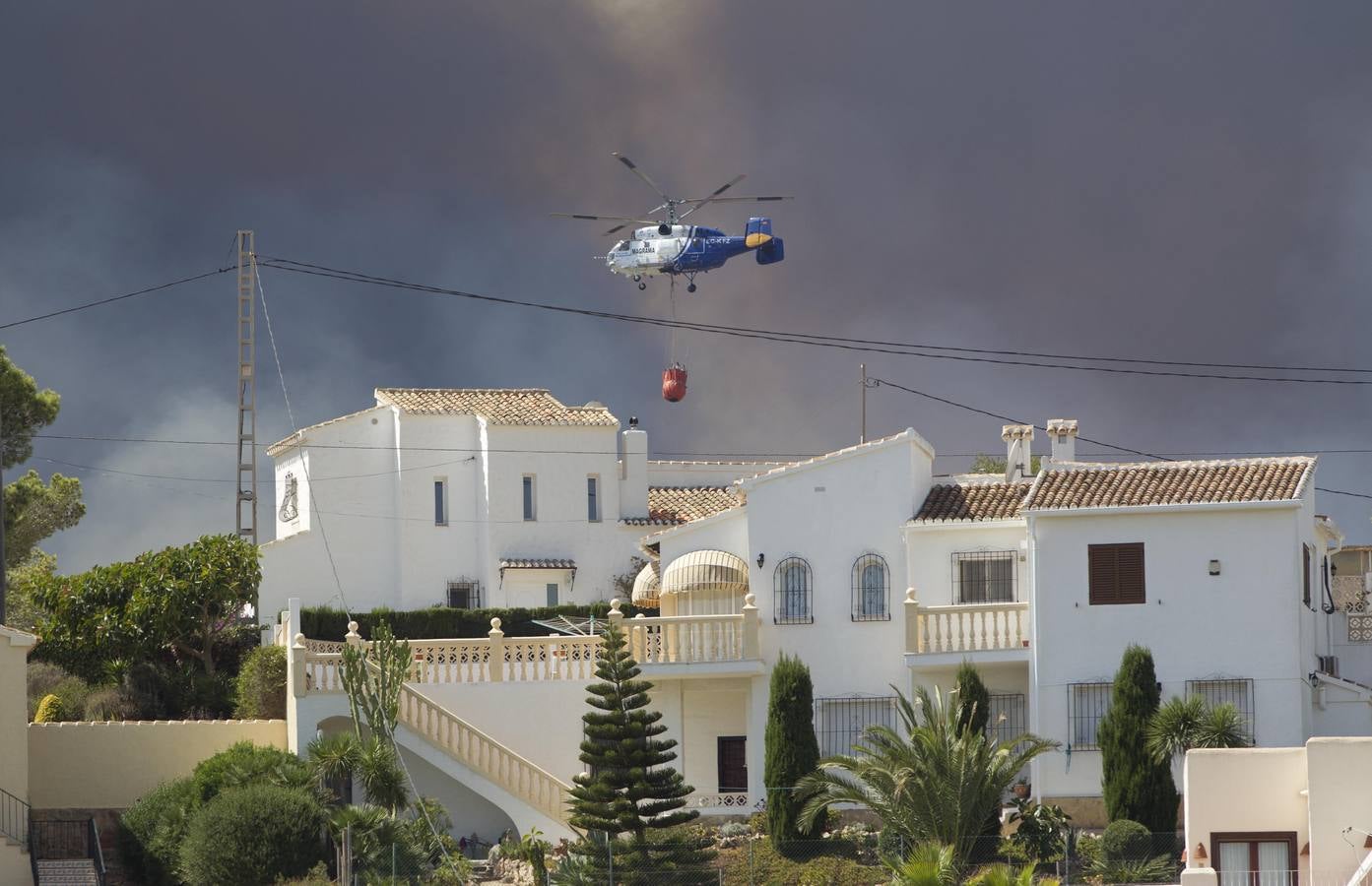 Fotos del incendio de la Granadella, en Xàbia y Benitatxell