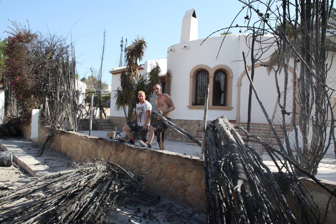 Fotos del incendio de la Granadella, en Xàbia y Benitatxell