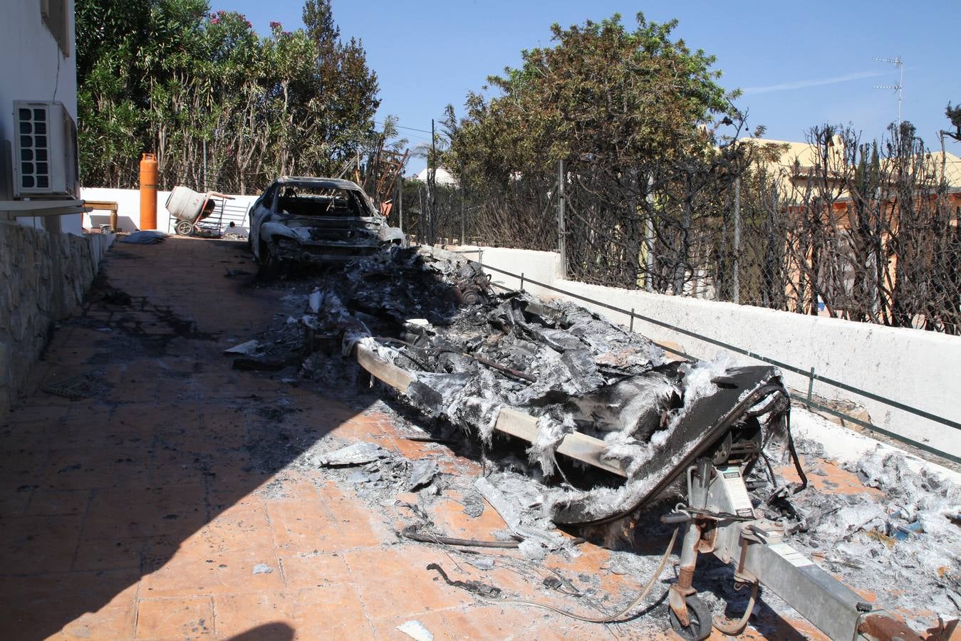 Fotos del incendio de la Granadella, en Xàbia y Benitatxell