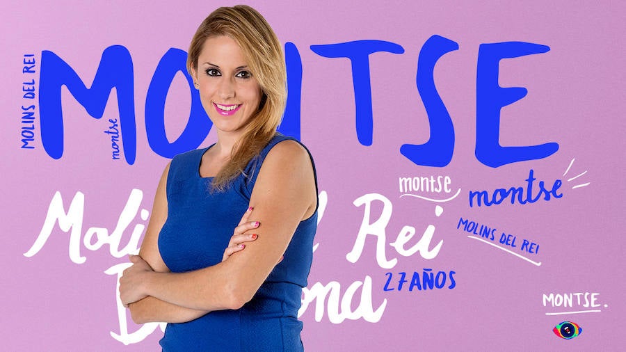 Montse tiene 27 años, viene de Molins de Rei (Barcelona) y es granjera. Se define como "paciente, cabezota, limpia, sociable y alocada".