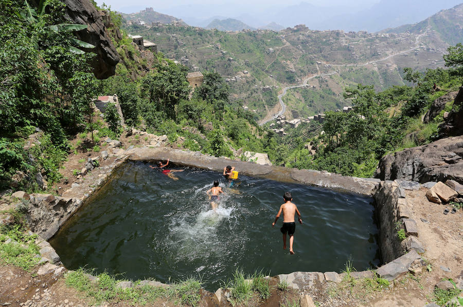 Fotos de la vida en Jafariya, igual que hace cien años