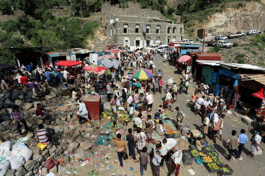 Fotos de la vida en Jafariya, igual que hace cien años