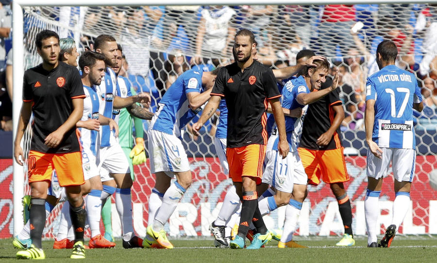 Las fotos de la victoria del Valencia en Butarque ante el Leganés (1-2)