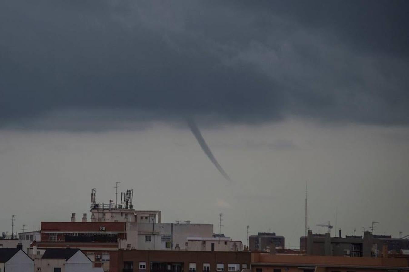 Fotos de las mangas marinas en Valencia