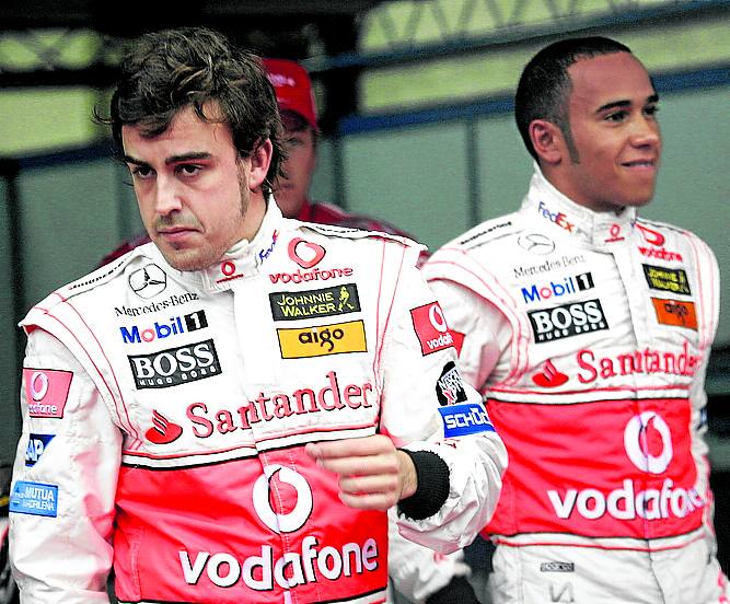 Alonso y Hamilton. 