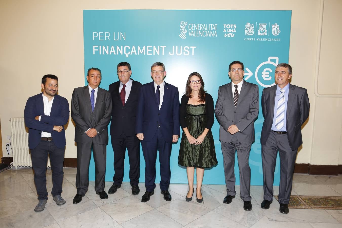 Acto para reivindicar una financiación justa para la Comunitat Valenciana