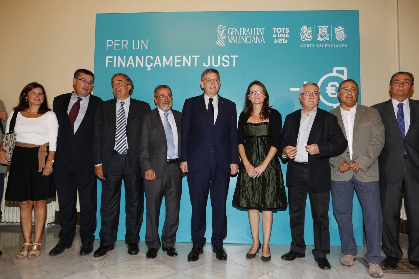 Acto para reivindicar una financiación justa para la Comunitat Valenciana