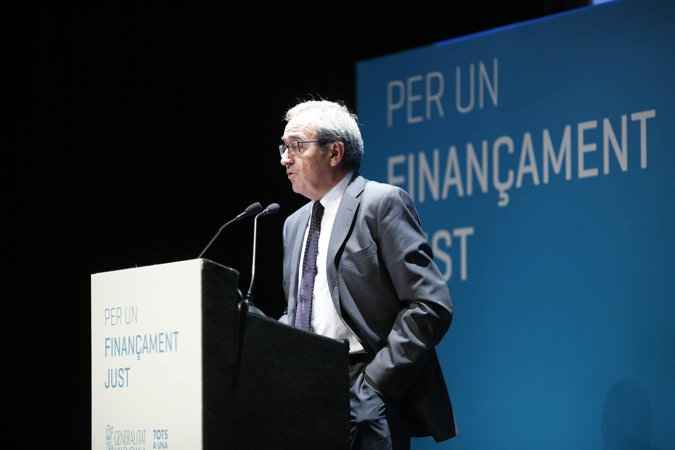 Acto para reivindicar una financiación justa para la Comunitat Valenciana