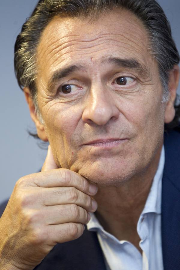 Las imágenes de la entrevista a Cesare Prandelli en Las Provincias
