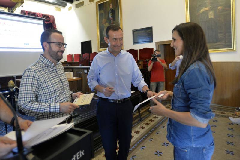 Entrega de diplomas del taller de empleo