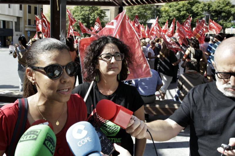 Concentración en el Día del Trabajo Decente