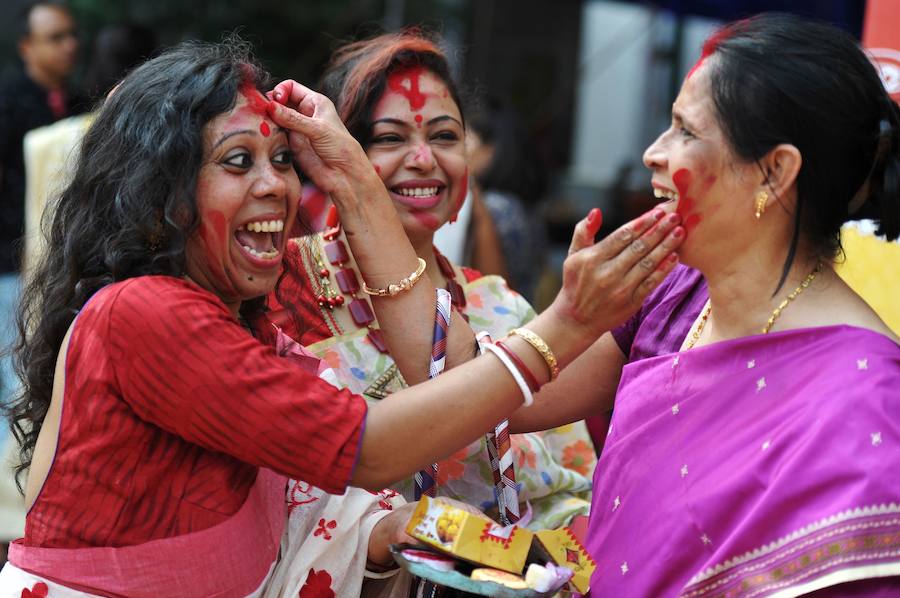 Durga Puja, una de las celebraciones más exóticas y multitudinarias de la India