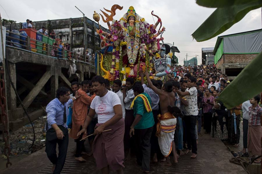 Durga Puja, una de las celebraciones más exóticas y multitudinarias de la India