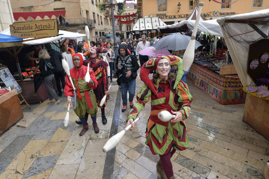 Mercado medieval pasado por agua