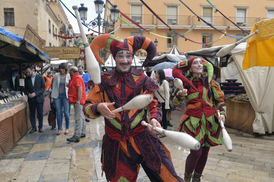 Mercado medieval pasado por agua