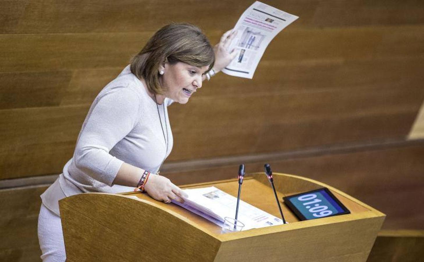 Sesión de control a Ximo Puig en Les Corts