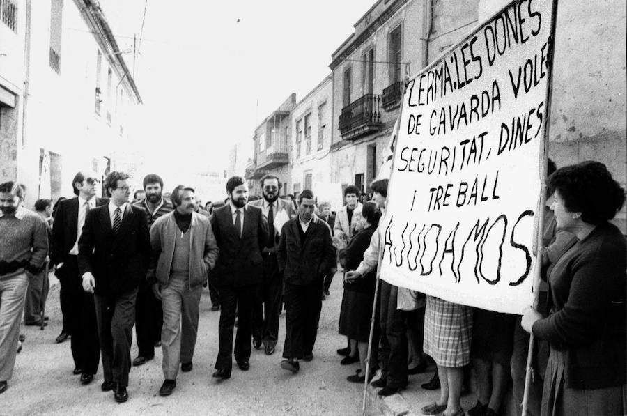 Fotos de la pantanada de Tous de 1982