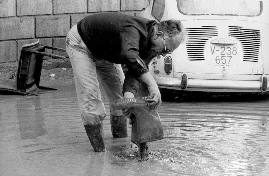 Fotos de la pantanada de Tous de 1982