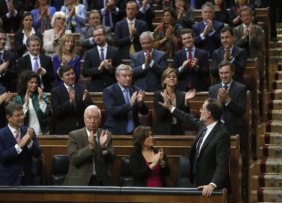 La primera sesión del debate de investidura, en imágenes