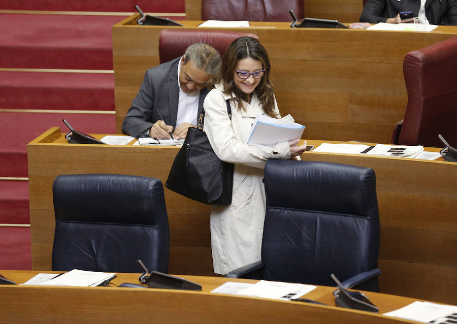 Fotos del pleno de les Corts