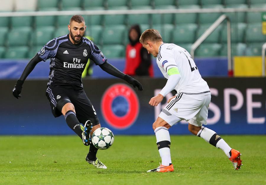 Las mejores imágenes del Legia-Real Madrid