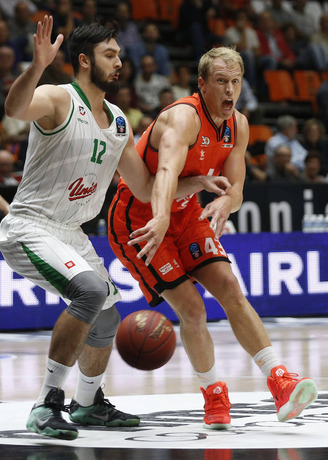 Las imágenes del encuentro entre el Valencia Basket y el Union Olimpija