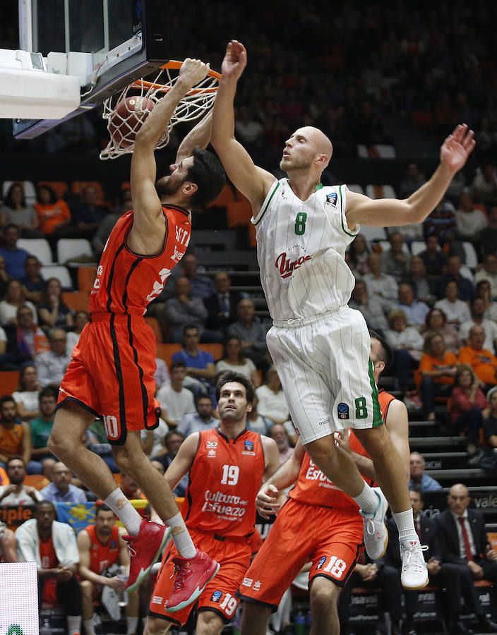 Las imágenes del encuentro entre el Valencia Basket y el Union Olimpija