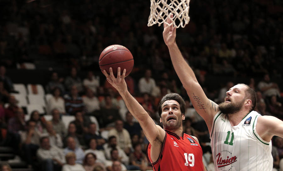 Las imágenes del encuentro entre el Valencia Basket y el Union Olimpija