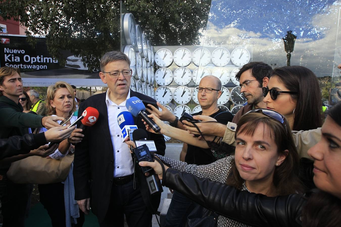 Fotos del último acto de la Asociación de Víctimas del Metro de Valencia