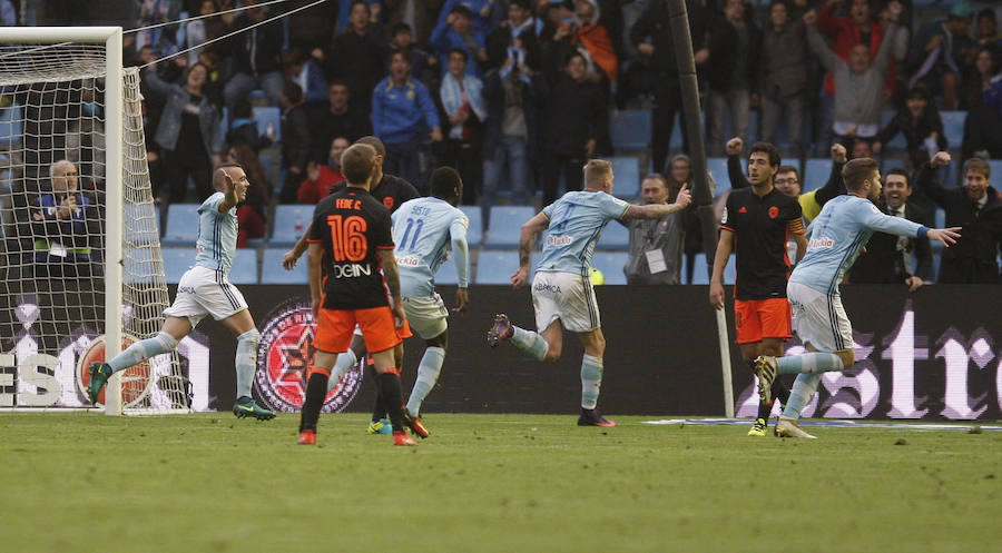 Imágenes del encuentro entre el Celta de Vigo y el Valencia CF