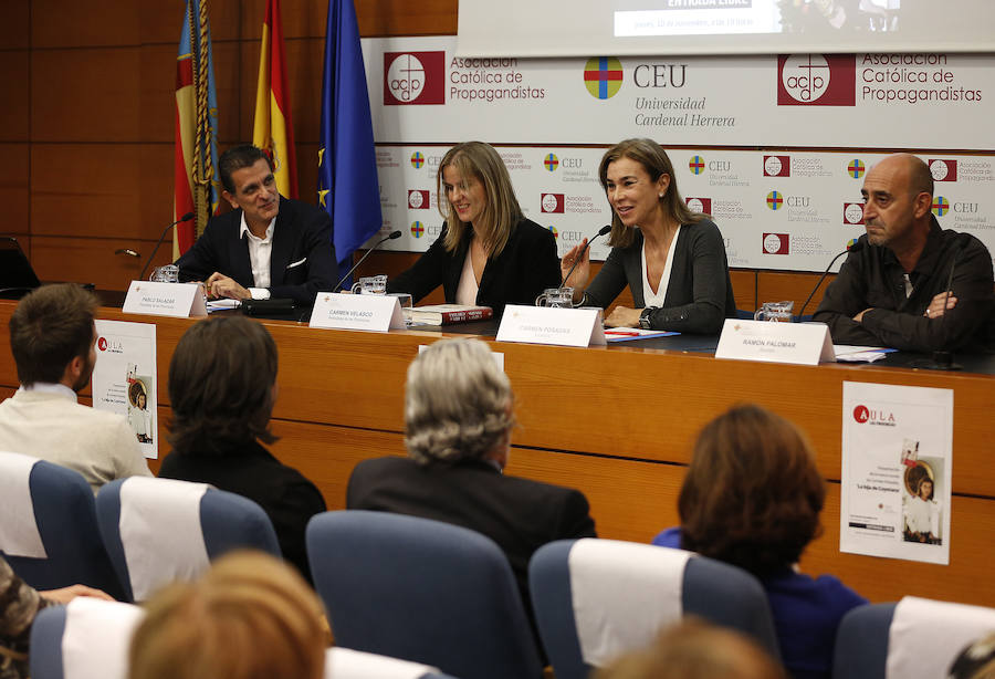 Fotos del Aula LAS PROVINCIAS con Carmen Posadas