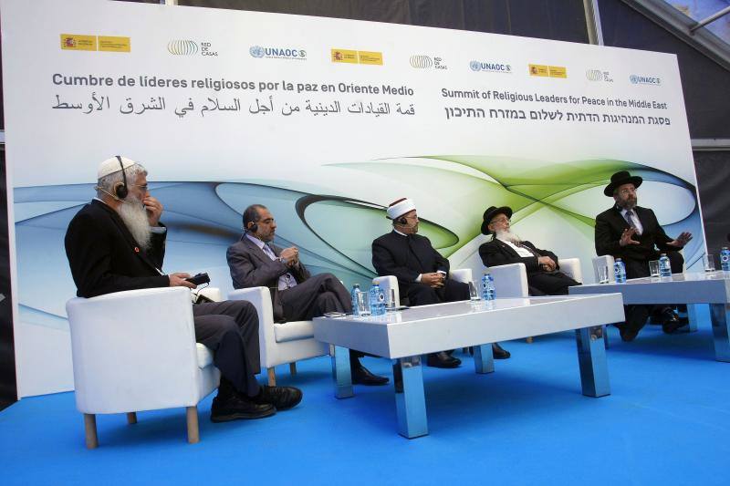 Cumbre de líderes religiosos por la paz en Oriente Medio en Casa Mediterráneo