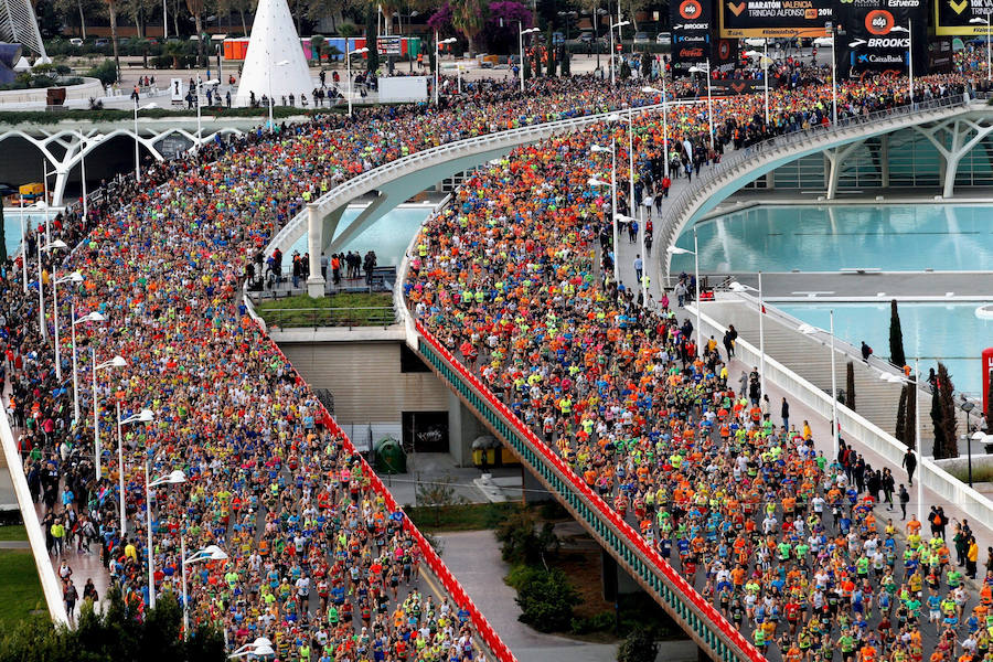 Imágenes del Maratón de Valencia