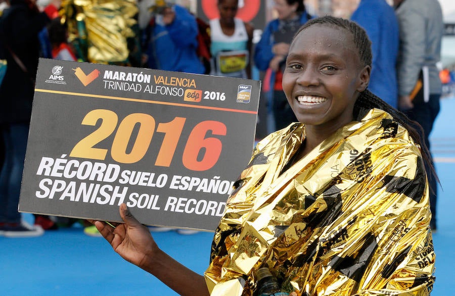 Imágenes del Maratón de Valencia