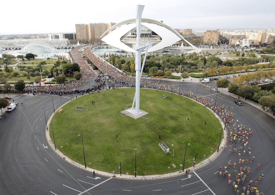 Imágenes del Maratón de Valencia