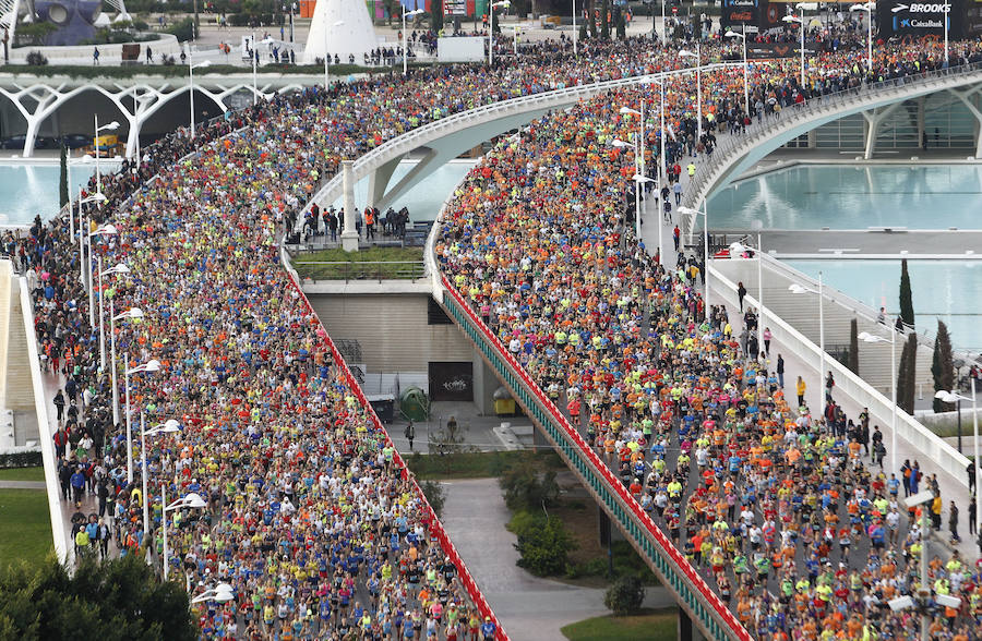 Imágenes del Maratón de Valencia