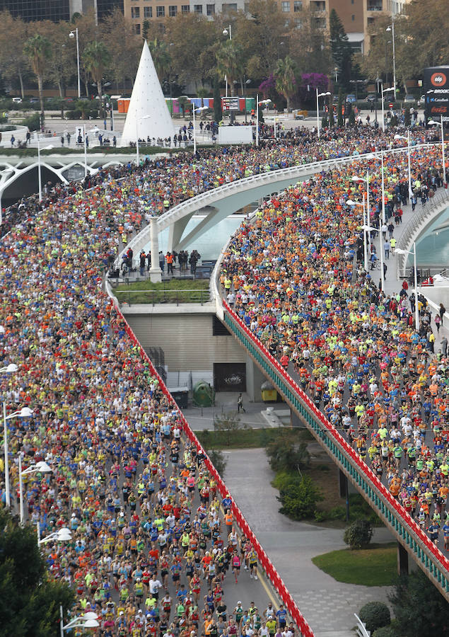 Imágenes del Maratón de Valencia