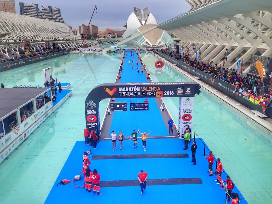 Imágenes del Maratón de Valencia