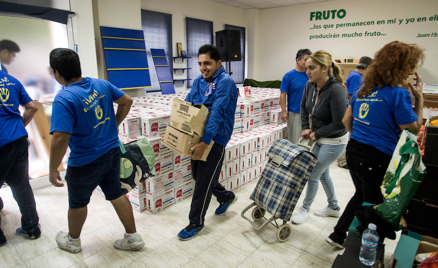 INPAVI Alicante reparte más de 25 toneladas de alimentos