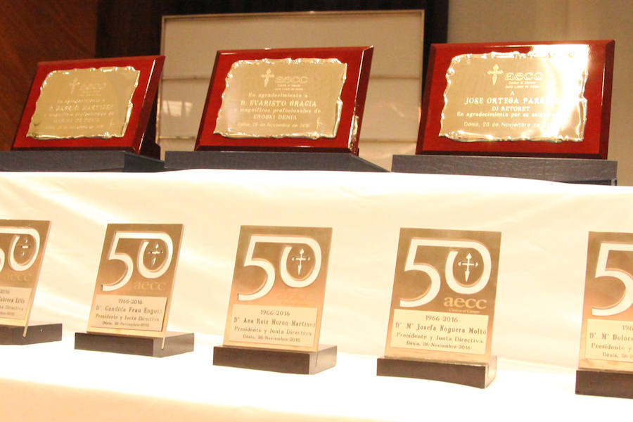 Fotos de la gala del 50 aniversario de Aecc de Dénia