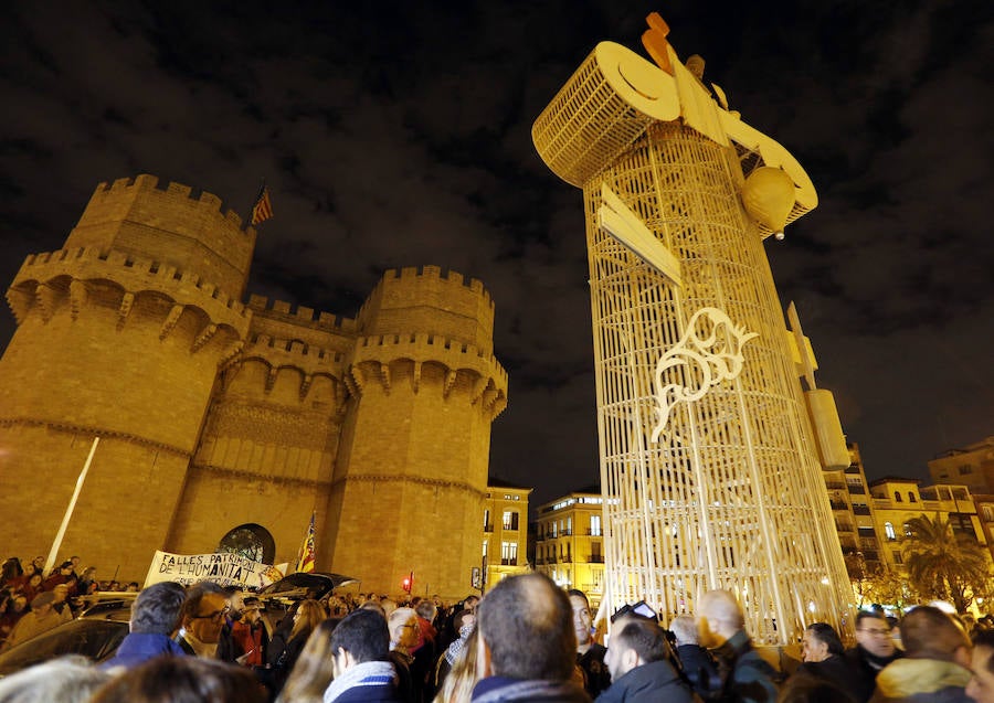 Fotos de la celebración del nombramiento de las Fallas como Patrimonio Inmaterial de la Humanidad por la Unesco