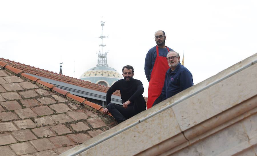 Fotos de los vendedores históricos del Mercado Central de Valencia
