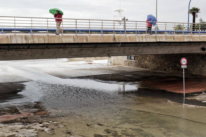 La costa de Alicante sufre las consecuencias del temporal