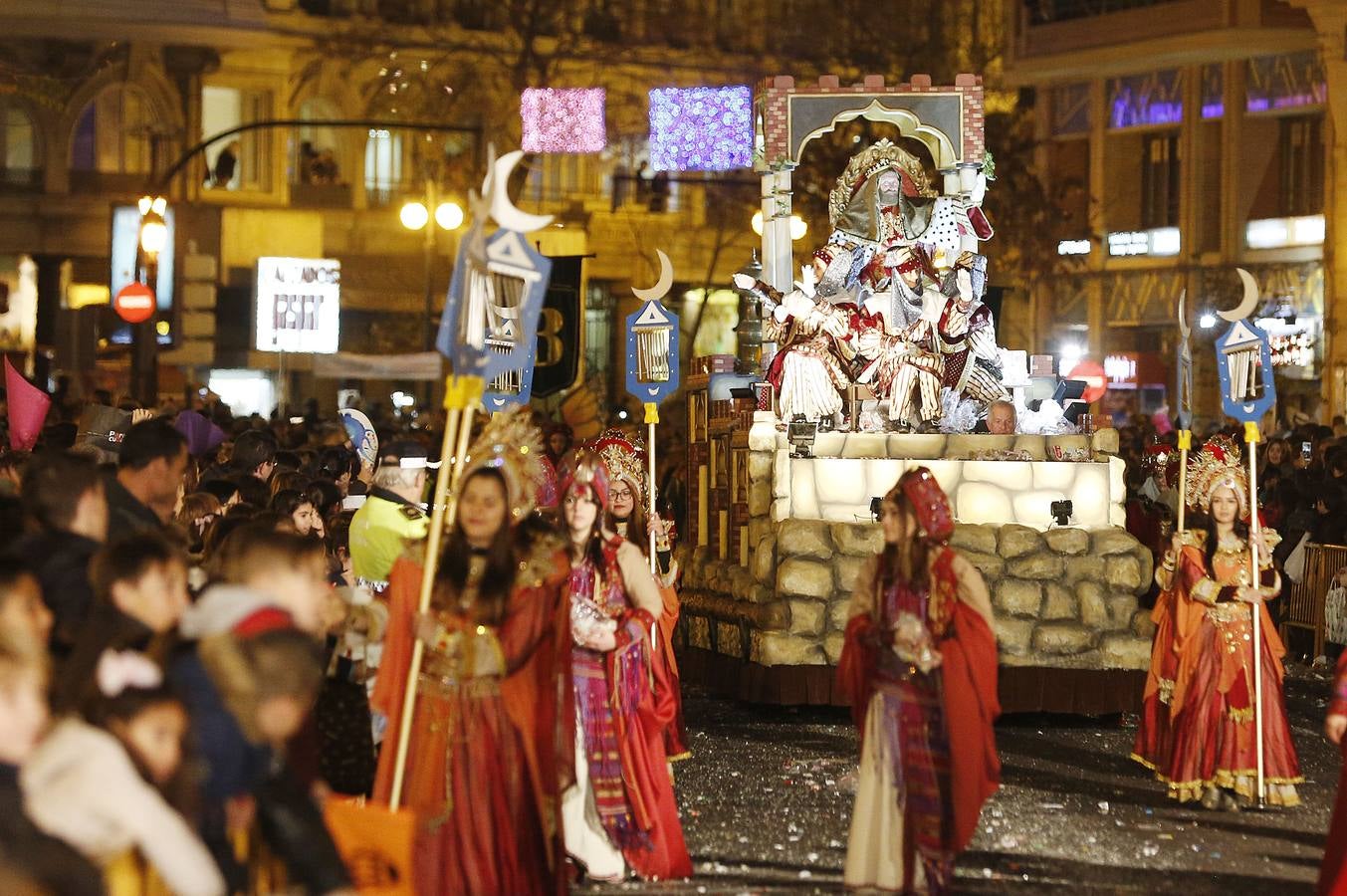 Fotos de la Cabalgata de Reyes de Valencia 2007