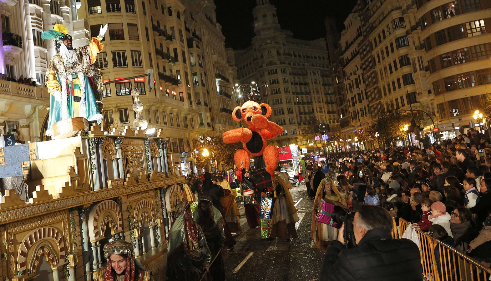 Fotos de la Cabalgata de Reyes de Valencia 2007