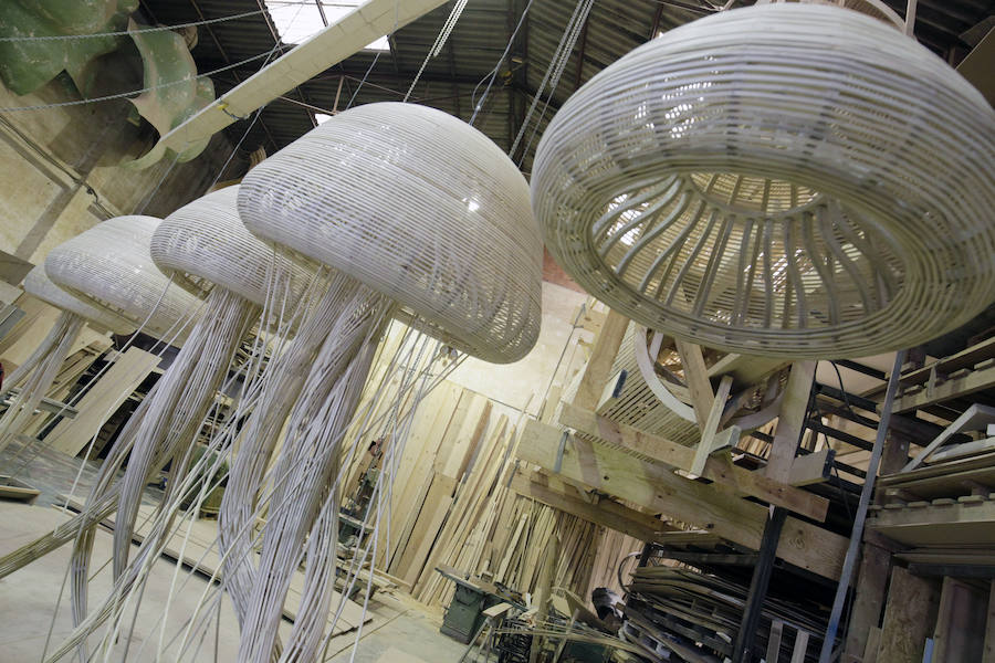 Medusas para el stand de l&#039;Oceanogràfic en Fitur