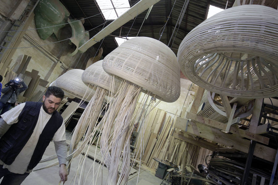 Medusas para el stand de l&#039;Oceanogràfic en Fitur