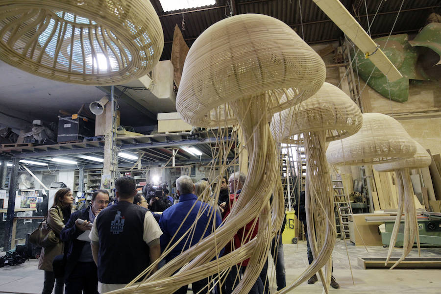 Medusas para el stand de l&#039;Oceanogràfic en Fitur