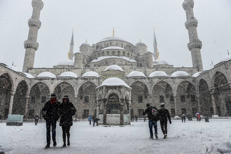 Fotos del Temporal en Estambul